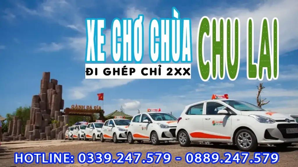 xe ghép chợ chùa đi sân bay chu lai chỉ từ 200kk