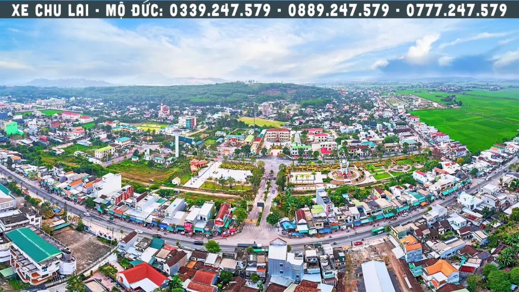 huyện mộ đức Quảng Ngãi nhìn từ trên cao