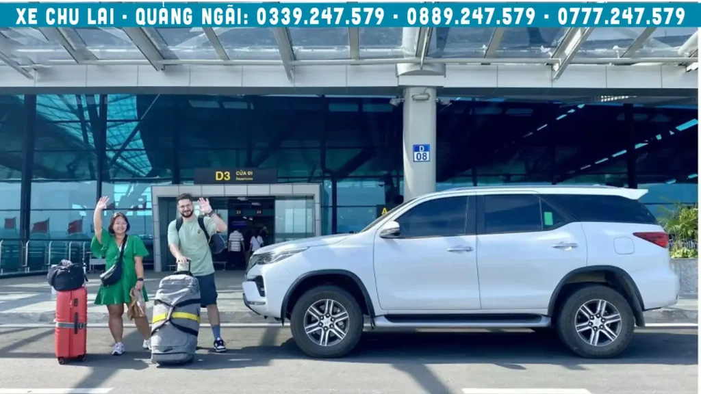 xe ghép sân bay đà nẵng về quảng ngãi chỉ 250k