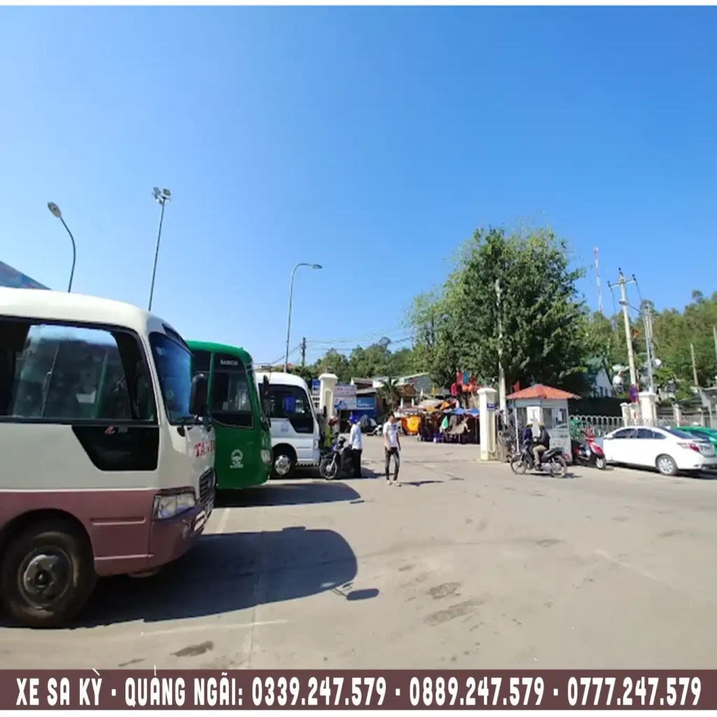 xe đưa đón tại cảng sa kỳ