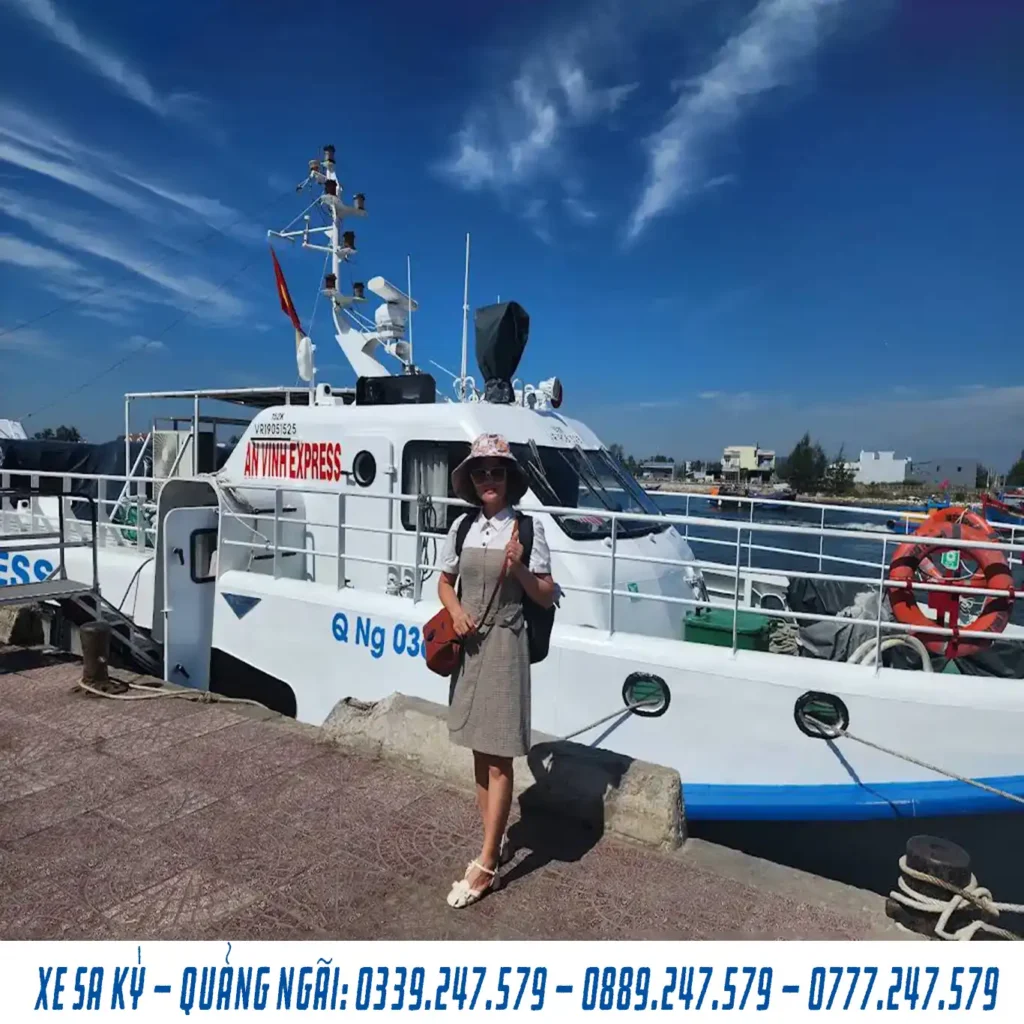 chụp ảnh tại cảng Sa Kỳ - Quảng Ngãi