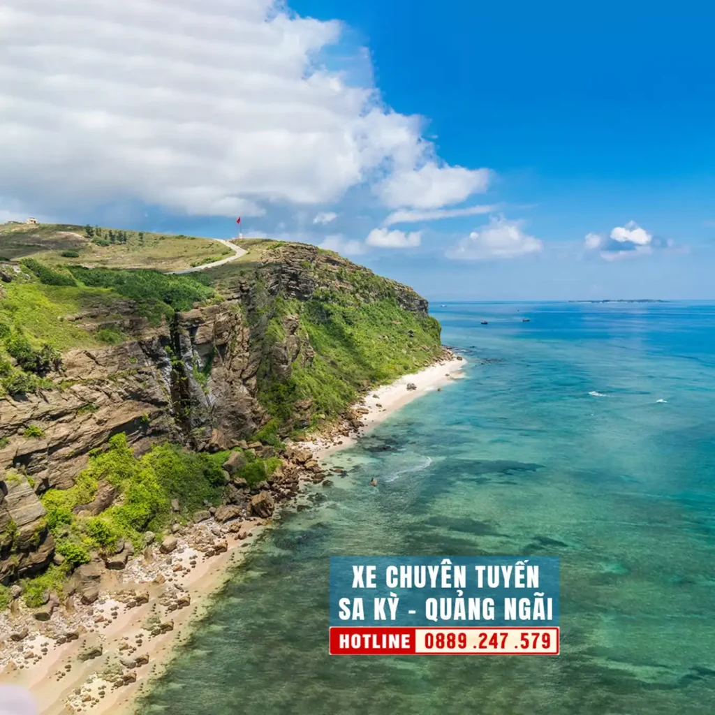 đảo lý sơn nhìn từ trên cao