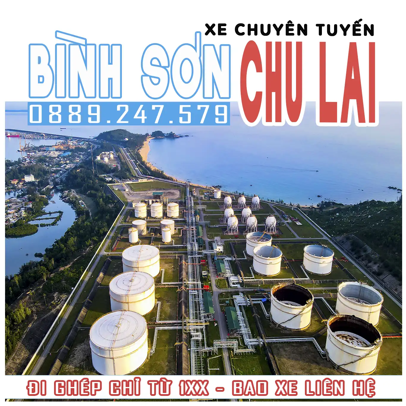 Xe Chu Lai đi Bình Sơn Quảng Ngãi giá rẻ bất ngờ