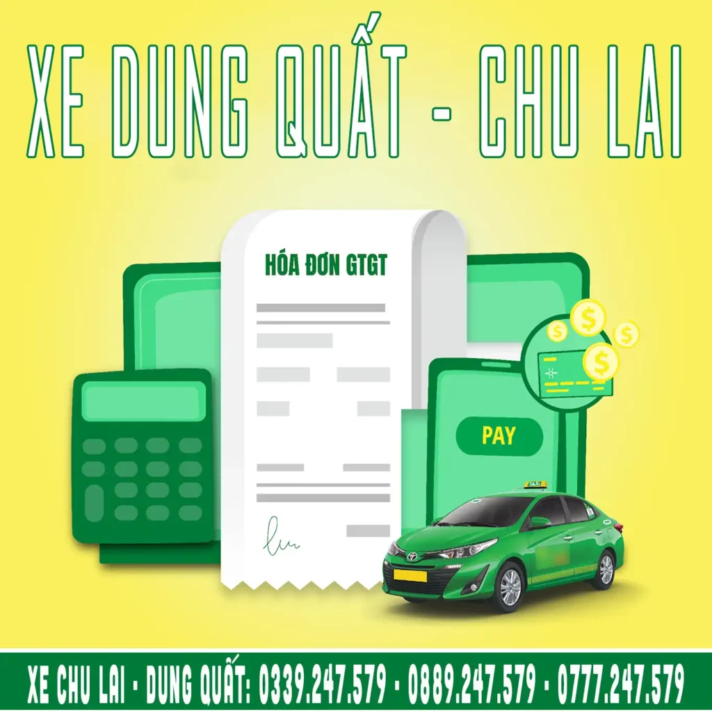 xe taxi dung quất - chu lai giá chỉ từ 300k