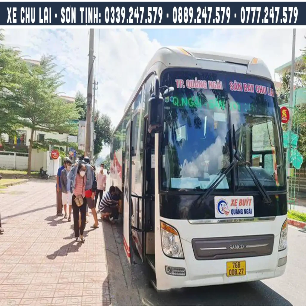 xe buýt quảng ngãi đi chu lai