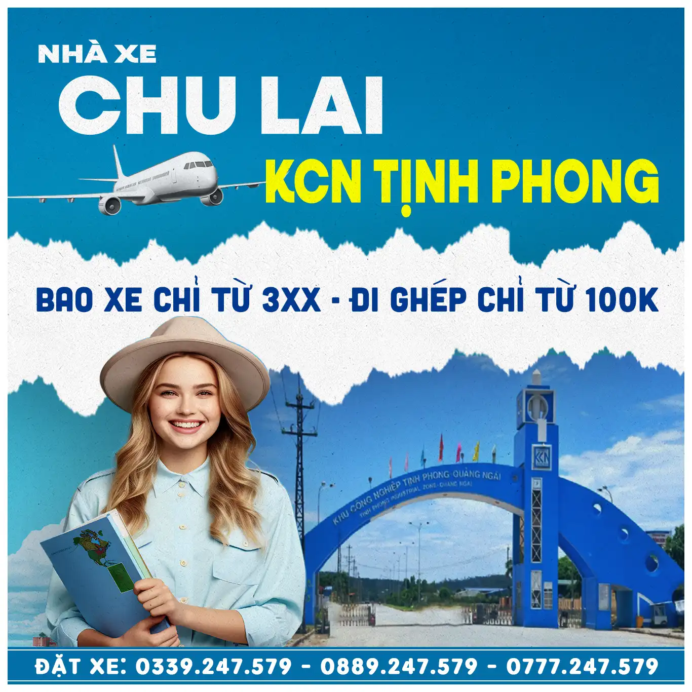 Xe ghép Chu Lai đi Tịnh Phong đưa đón tận nơi chỉ từ 100k