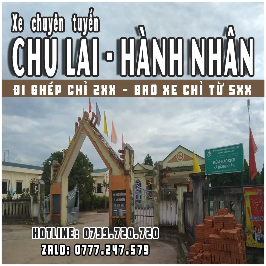 đặt xe chu lai hành nhân, xe ghép chu lai đi hành nhân chỉ từ 2xx