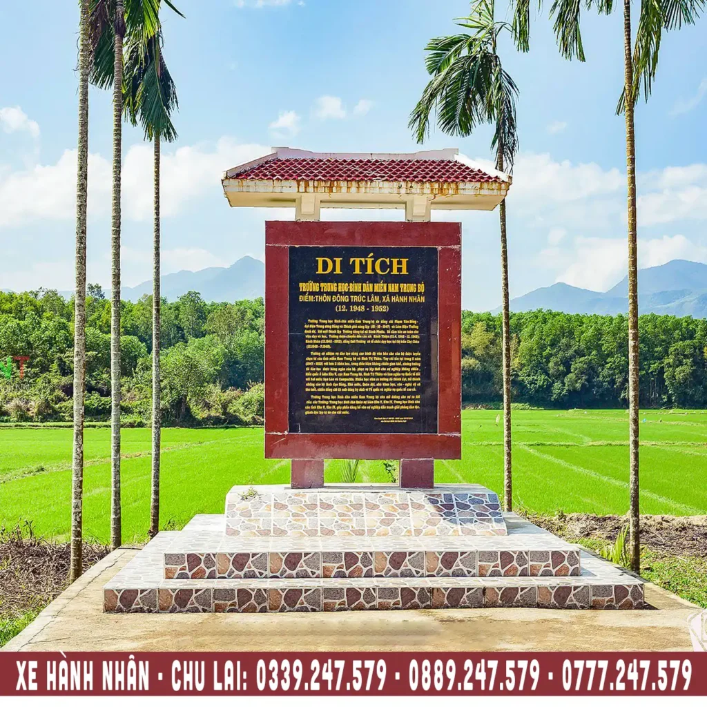 di tích trường trung học bình dân miền nam trung bộ ở nghĩa hành quảng ngãi