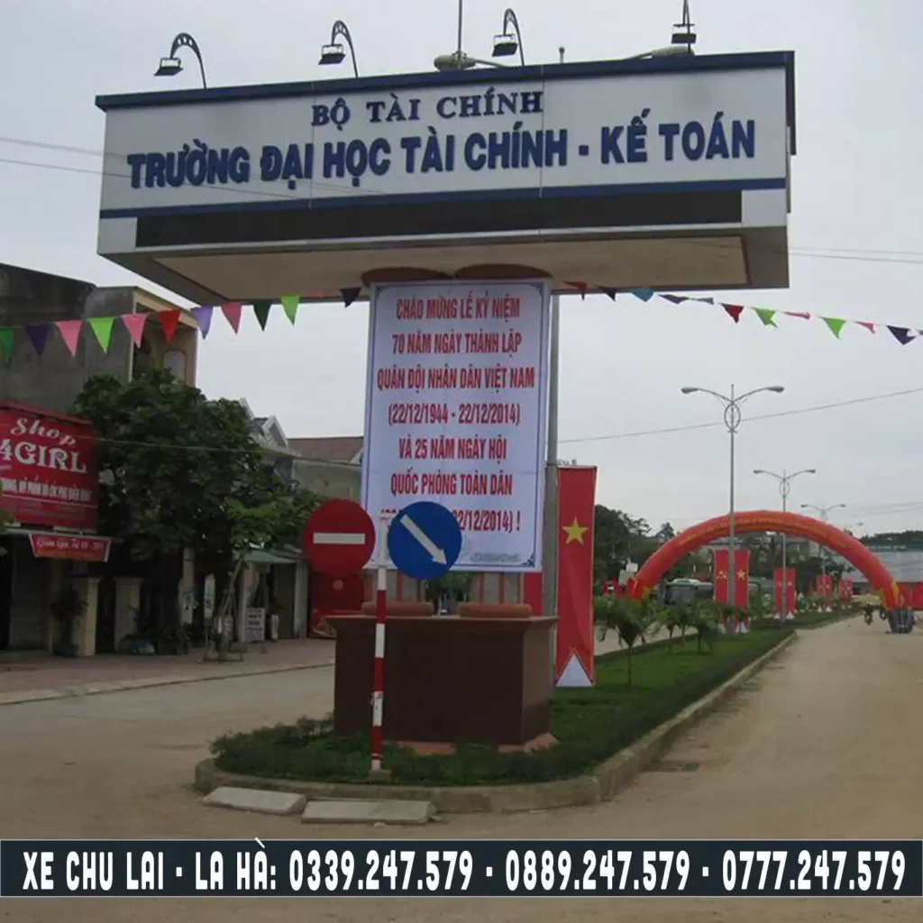 trường đại học tài chính kế toán quảng ngãi, xe taxi la hà