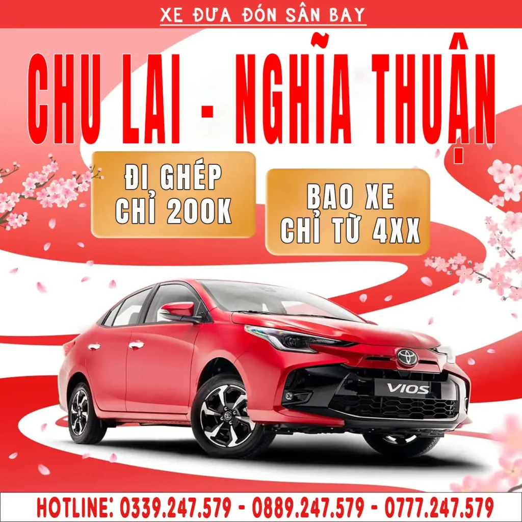 xe ghép chu lai đi nghĩa thuận tư nghĩa chỉ từ 200k