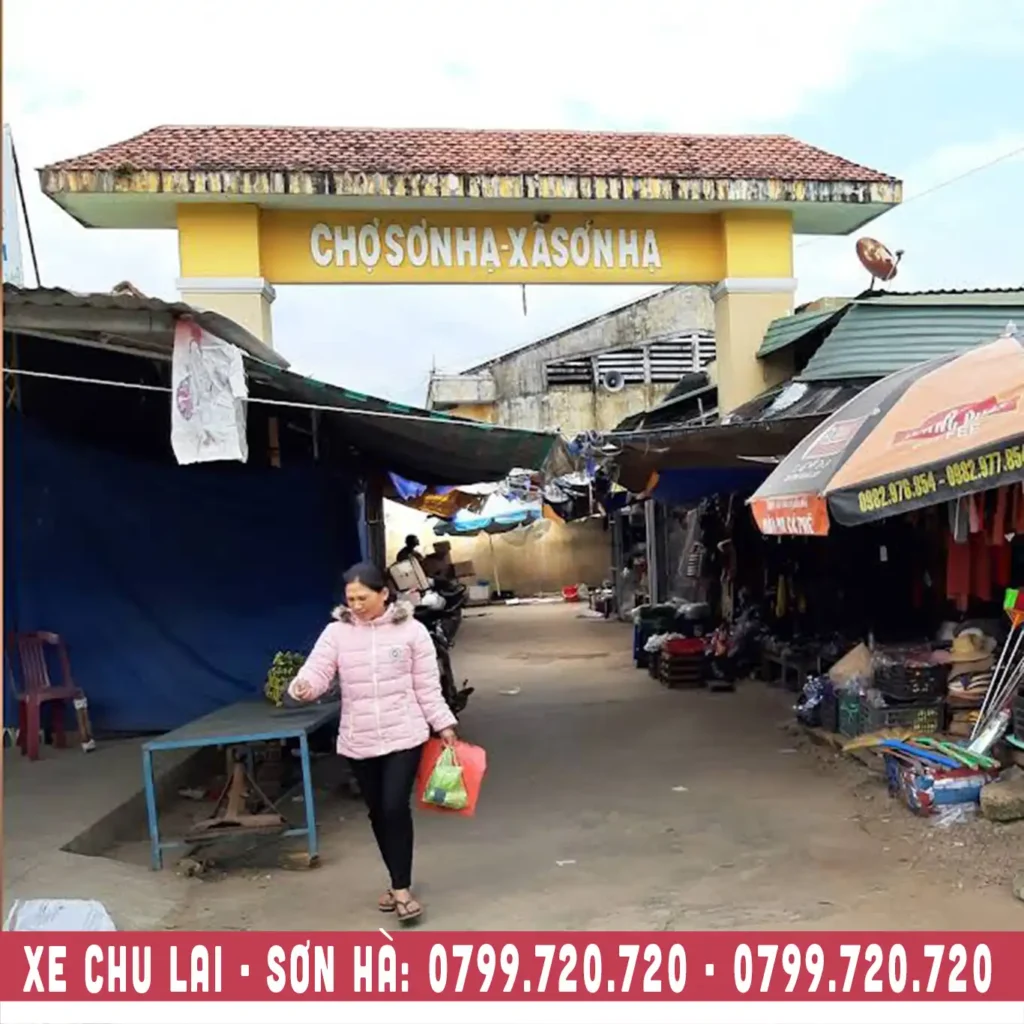 cho-son-ha-11 chu lai đi chợ sơn hà giá rẻ với xe ghép chu lai
