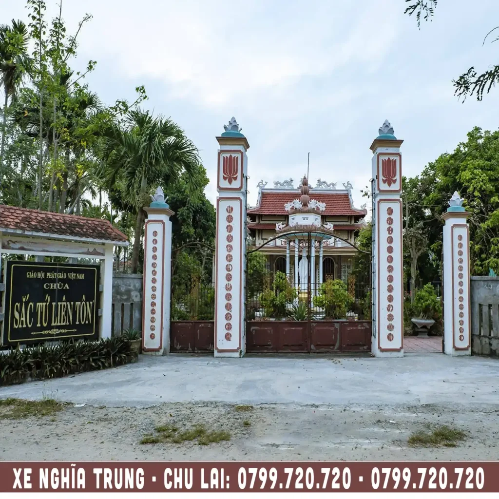 chùa sắc tứ liên tôn ở nghĩa trung tư nghĩa