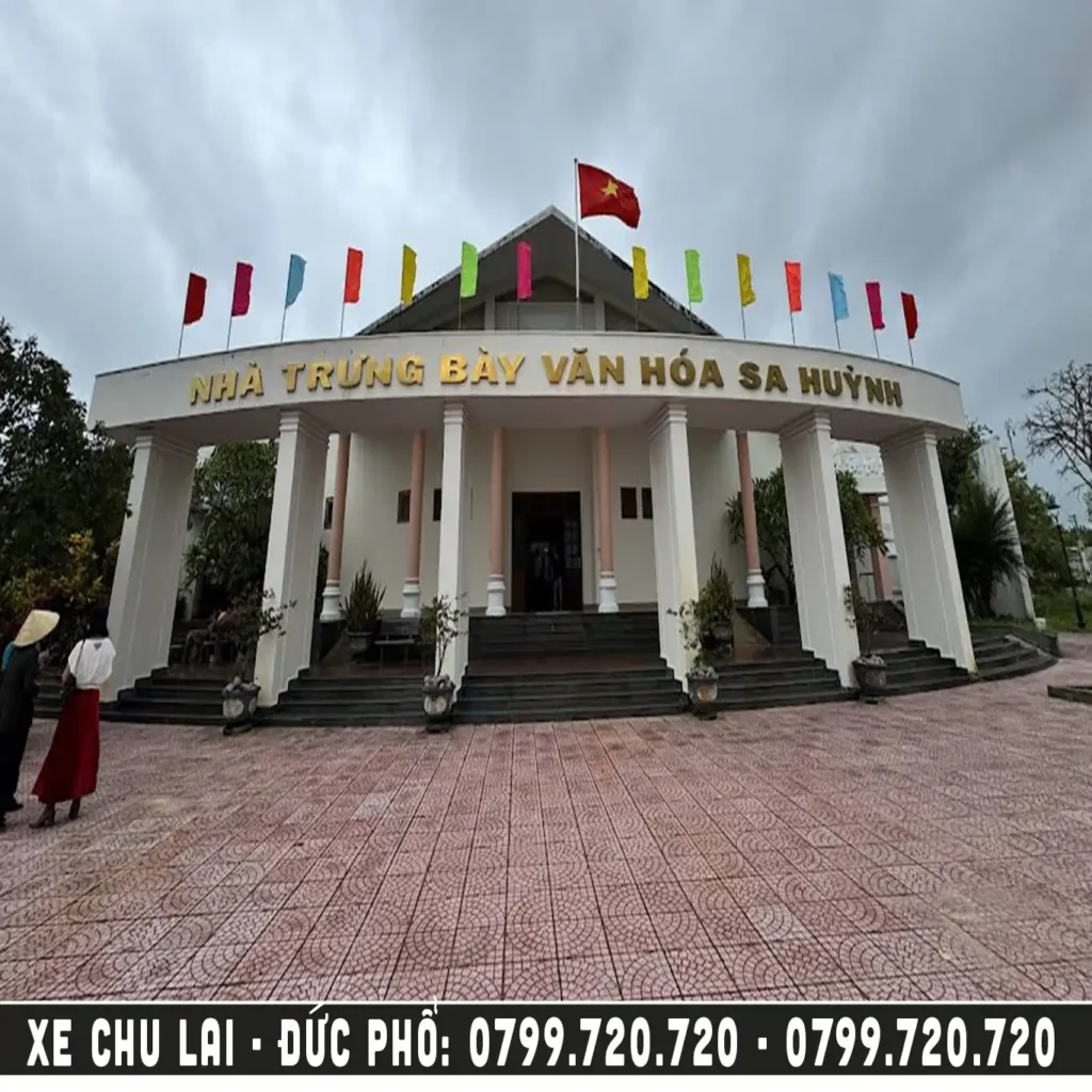 xe ghép chu lai đi nhà trưng bày văn hóa sa huỳnh quảng ngãi