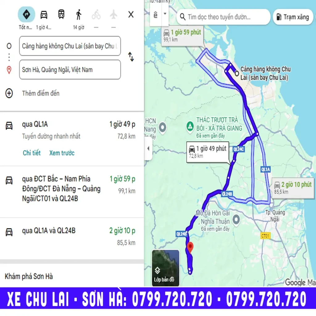 quang-duong-tu-chu-lai-di-son-ha quảng đường từ chu lai đi sơn hà quảng ngãi dài bao nhiêu km