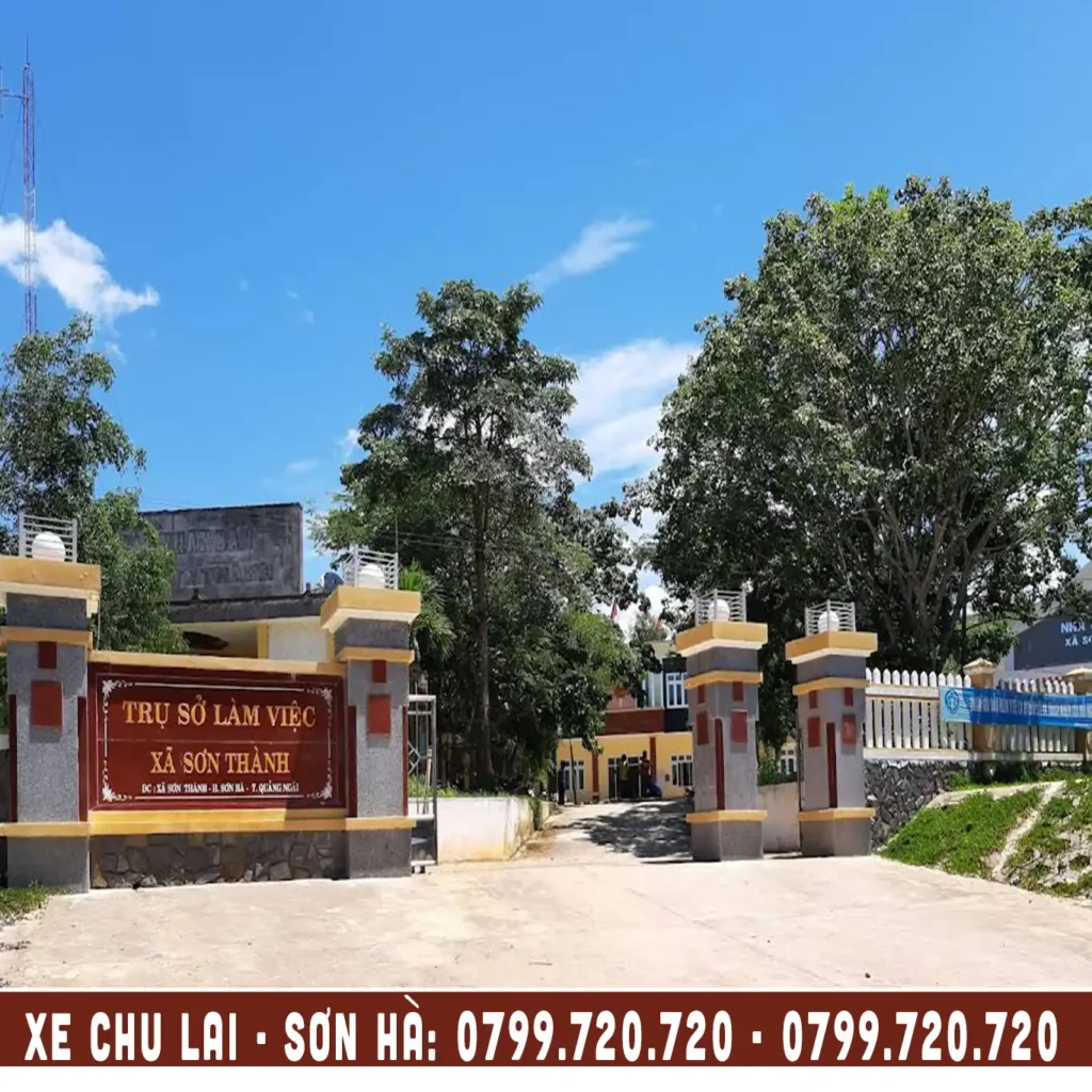 tru-so-lam-viec-xa-son-thanh-1 ubnd xã sơn thành đi quảng ngãi giá rẻ với taxi sơn hà