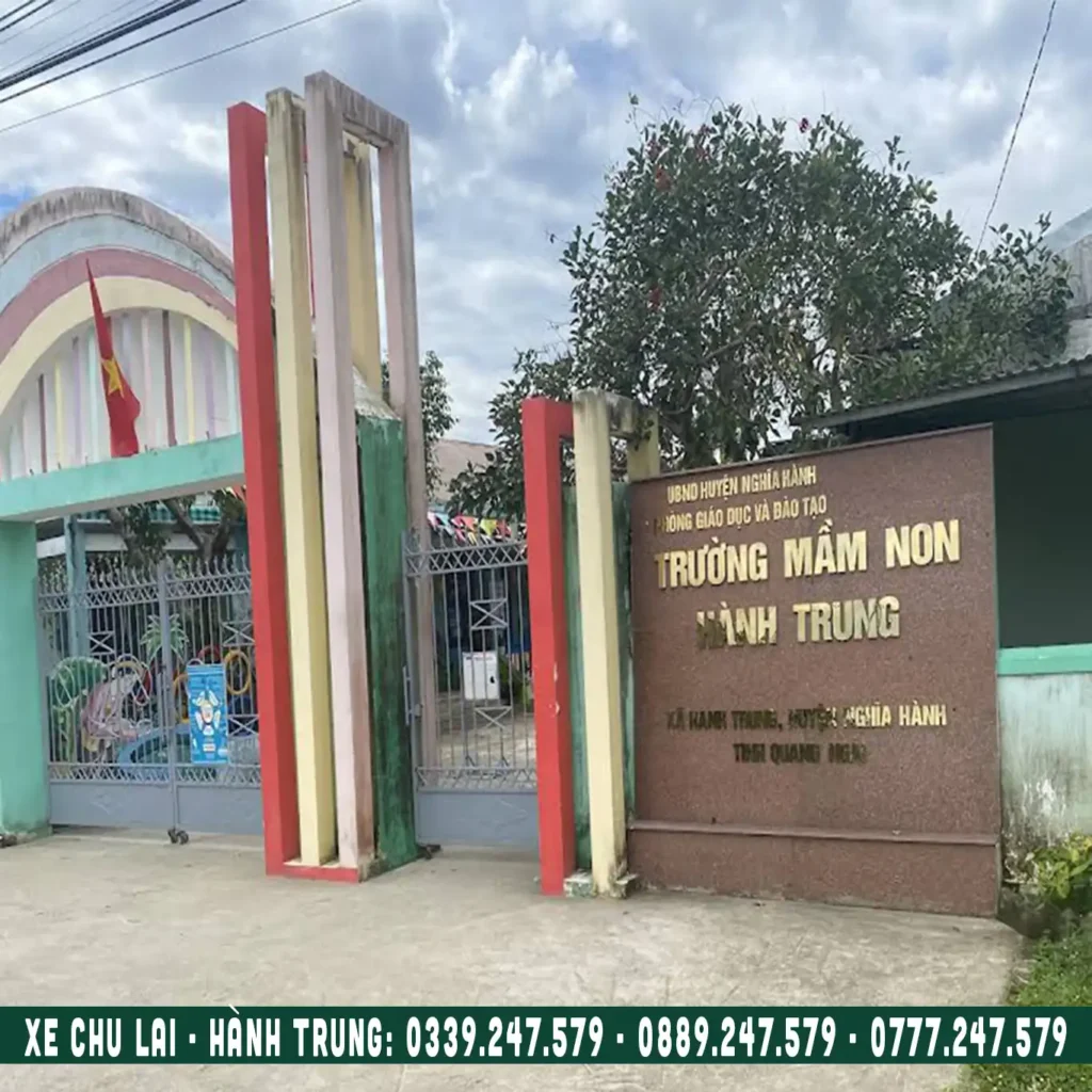 truong-mam-non-hanh-trung trường mầm non hành trung nghĩa hành đi chu lai, xe ghép chu lai hành trung chỉ từ 2xx