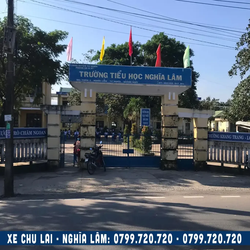 chu lai đi nghĩa lâm, trường tiểu học cơ sở nghĩa lâm