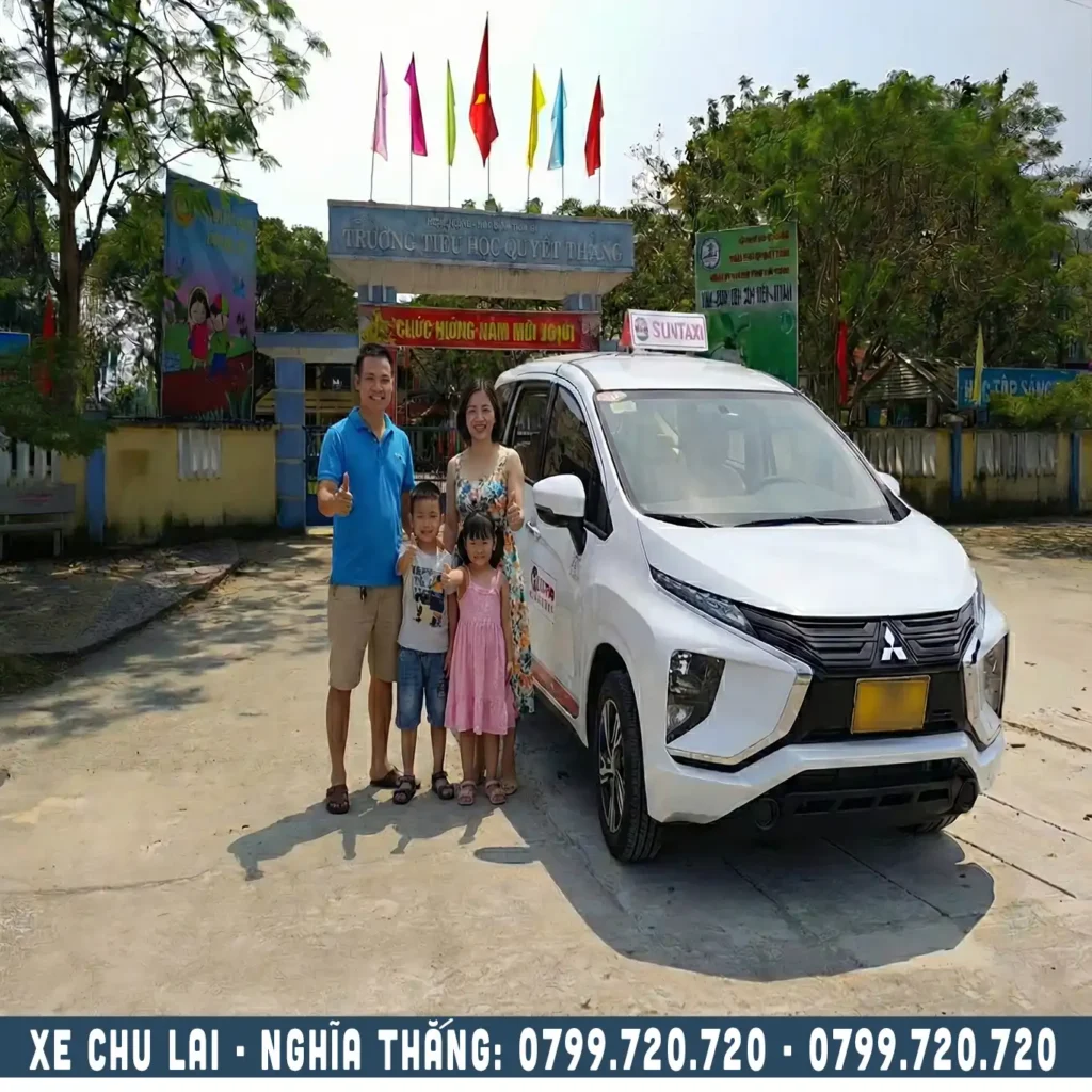 xe chu lai đi nghĩa thắng chỉ từ 2xx với suntaxi quảng ngãi