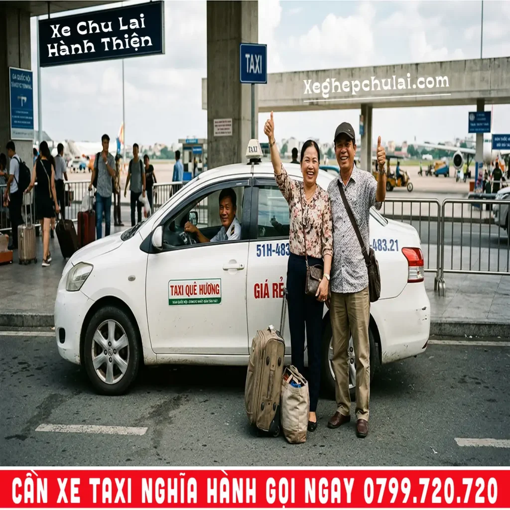 đặt xe hành thiện đi chu lai giá rẻ với taxi nghĩa hành qua số hotline 0799.720.720