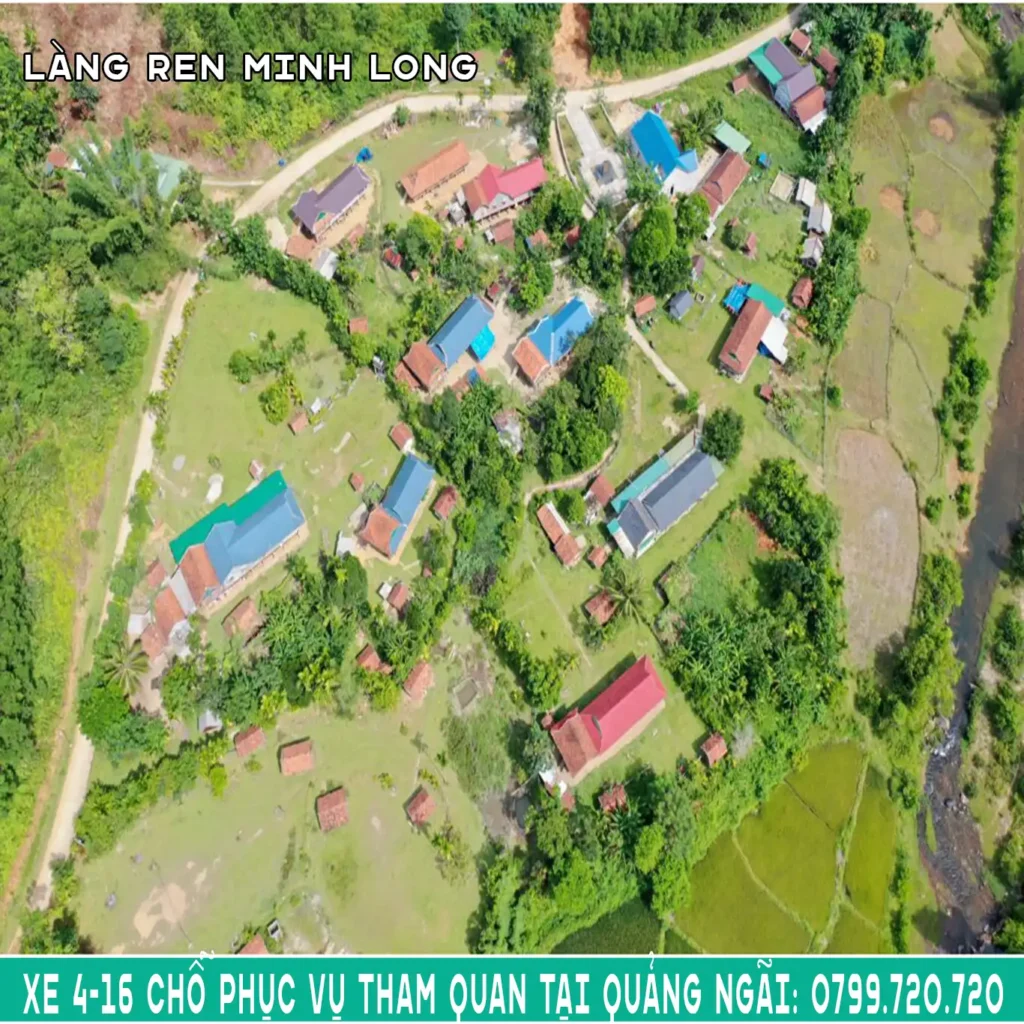 làng ren minh long, xe chu lai đi Quảng Ngãi giá rẻ