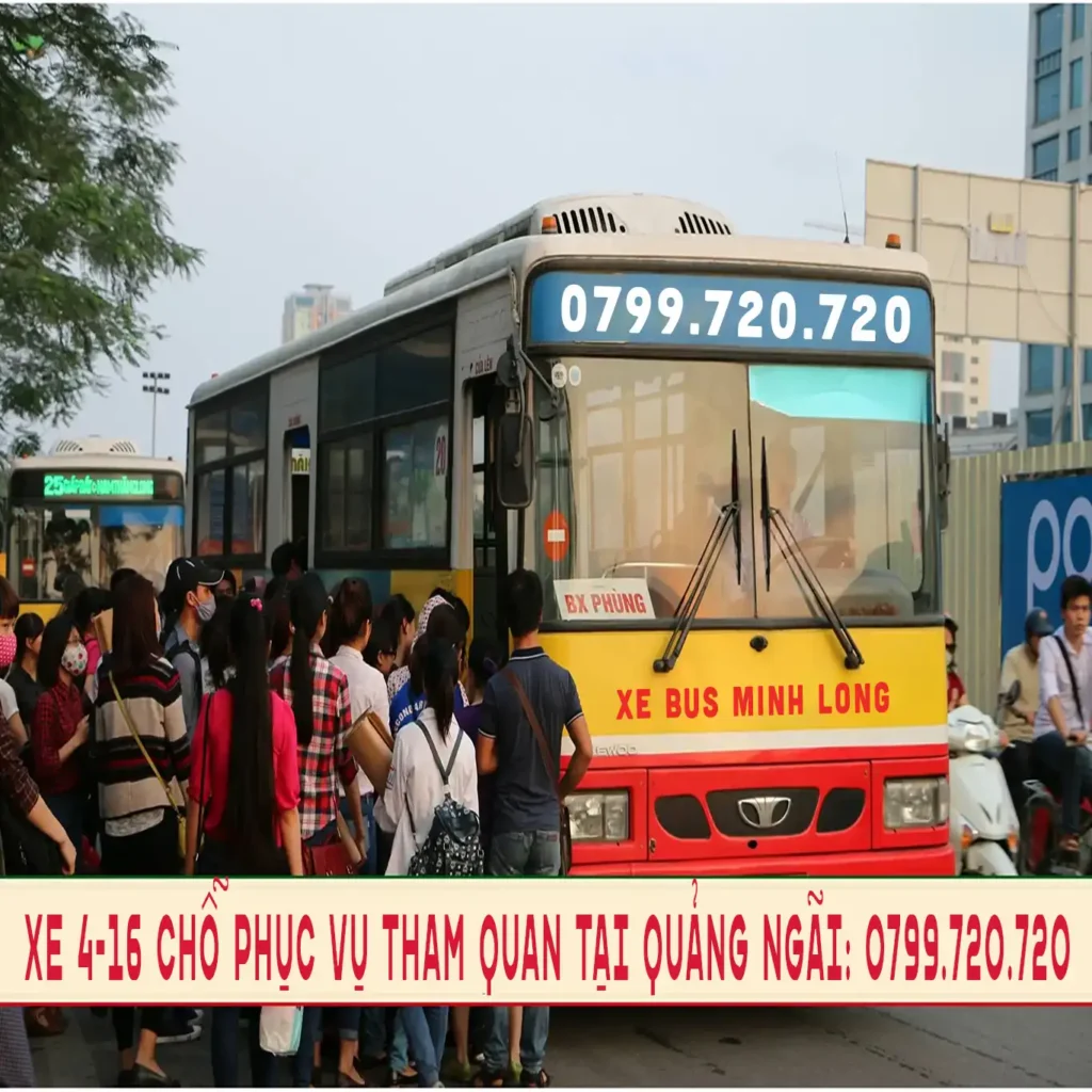 xe bus chu lai đi minh long quảng ngãi