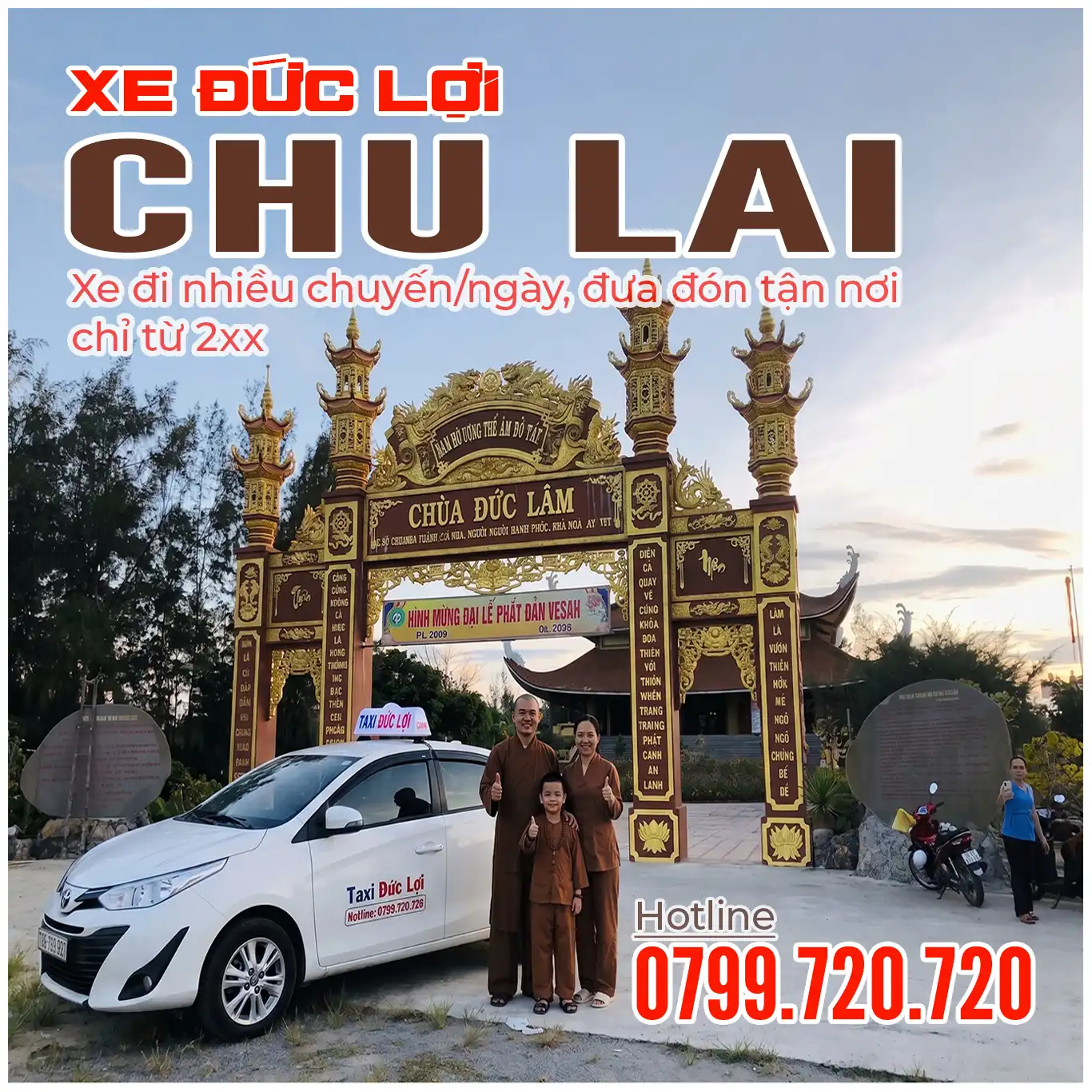 Xe Chu Lai đi Đức Lợi Mộ Đức bao xe trọn gói chỉ từ 5xx