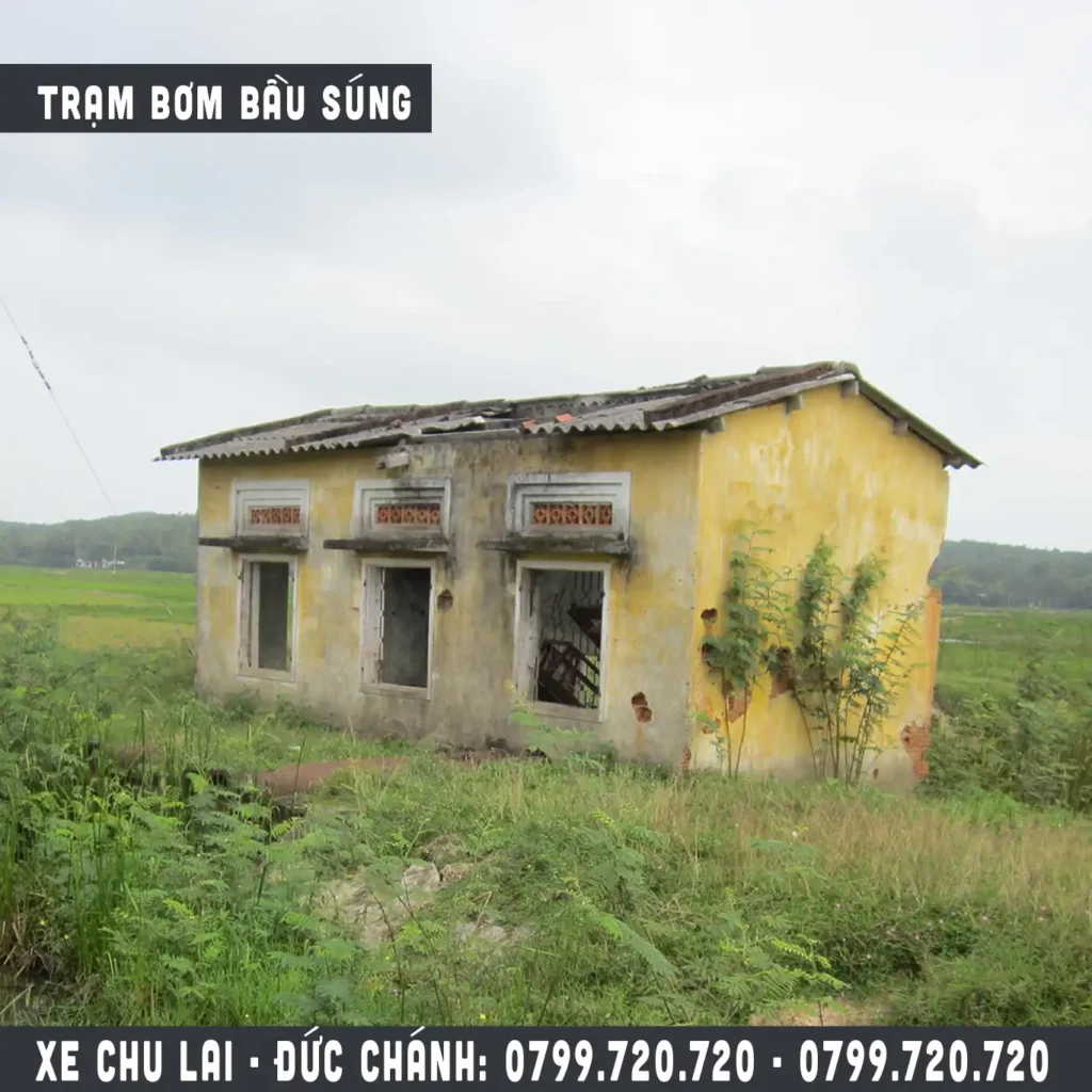 trạm bơm bầu súng đức chánh mộ đức đi chu lai