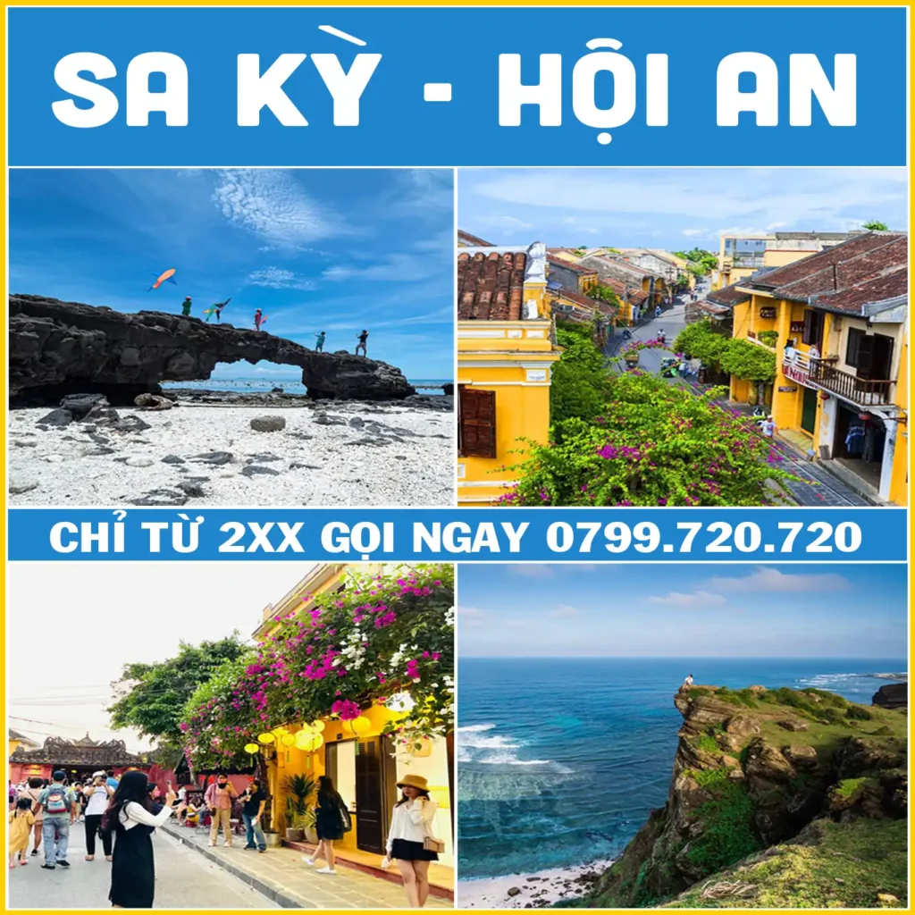 đặt xe cảng sa kỳ đi hội an