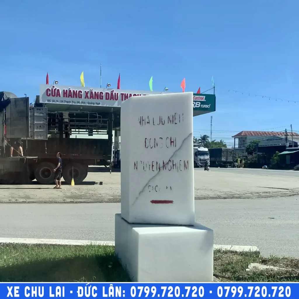 cây xăng dầu thạch trụ tây quảng ngãi đi chu lai