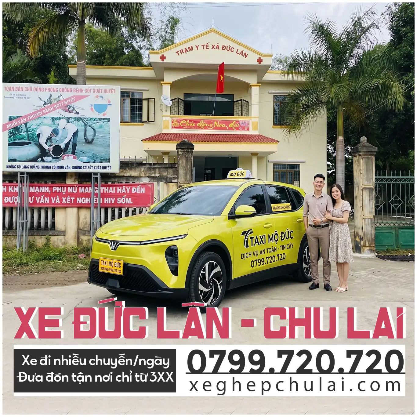 Xe Đức Lân đi Chu Lai chỉ từ 3xx với Xe Ghép Mộ Đức Chu Lai