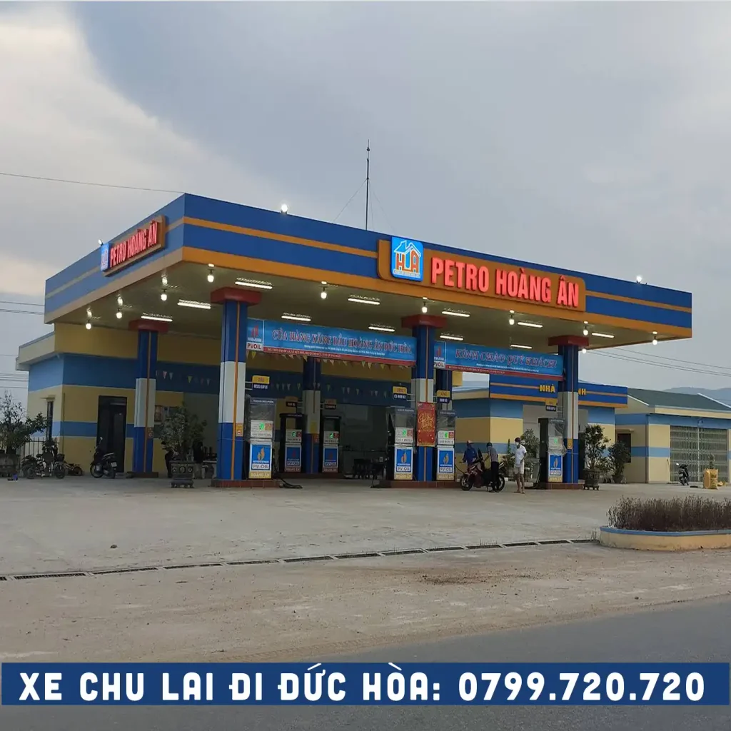 cây xăng dầu hoàng ân mộ đức đi chu lai