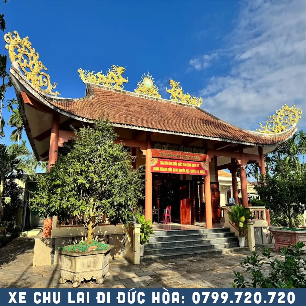 đền thờ trần tiền hiền 6 xã vạn phước đức hòa mộ đức