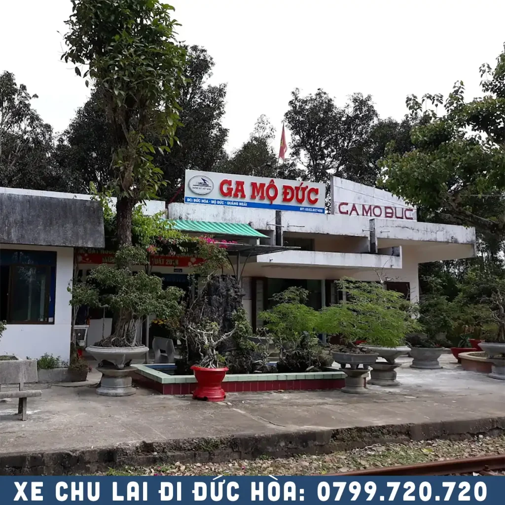 ga mộ đức đi sân bay chu lai