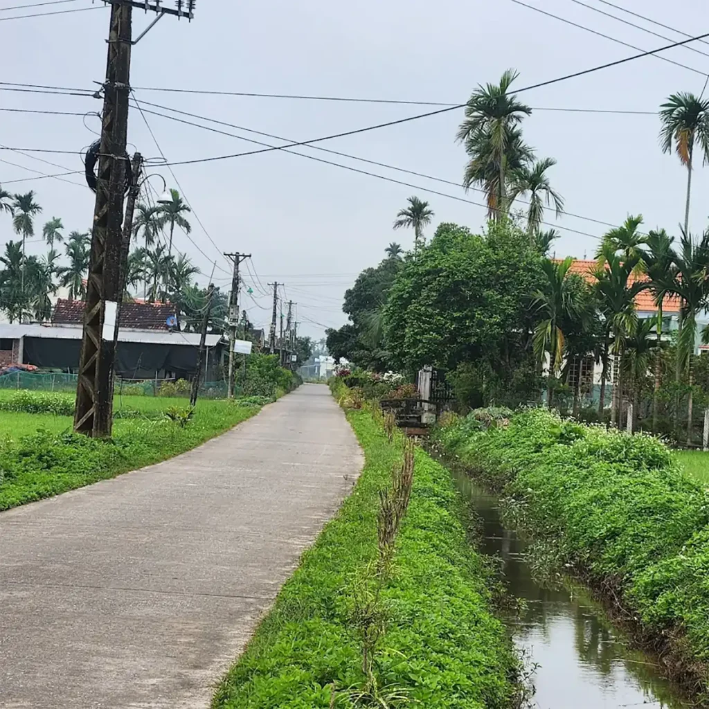cảnh làng xê ở xã đức hòa mộ đức