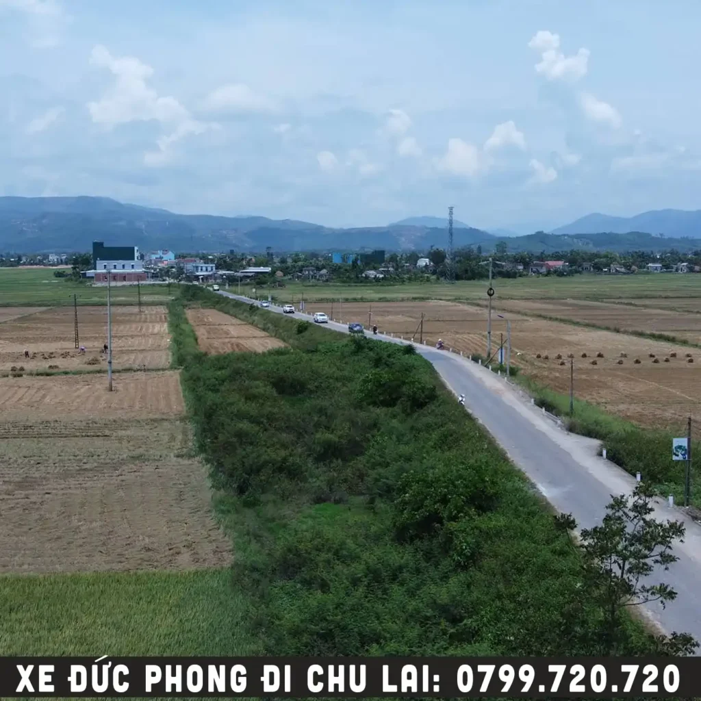 cảnh làng quê ở xã đức phong nay là lân phong quảng ngãi