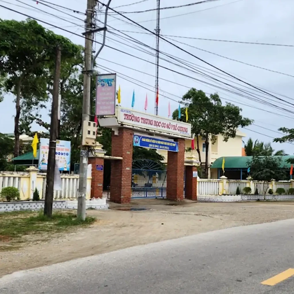 trường thcs phổ quang đi sân bay chu lai đà nẵng